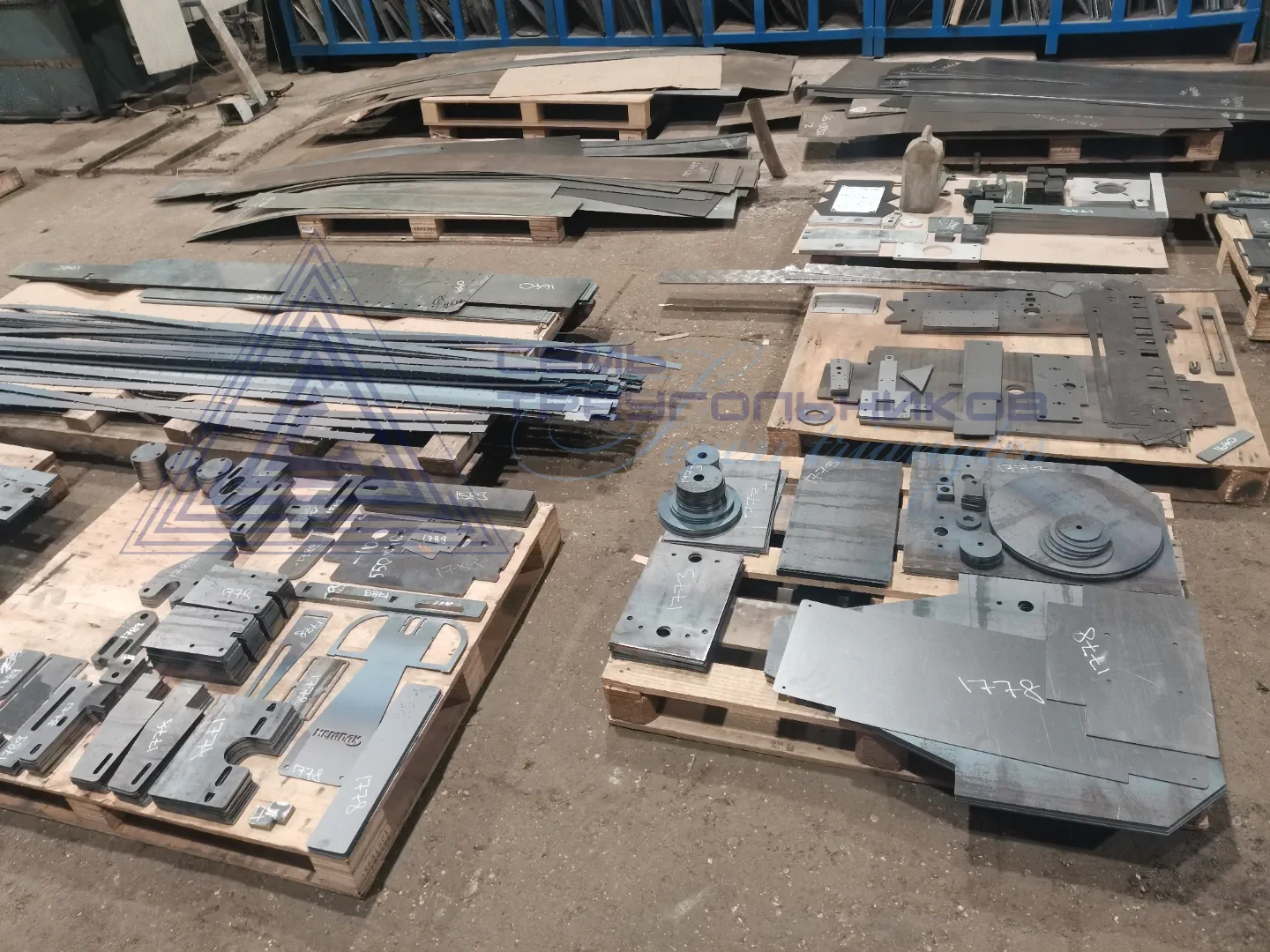 Детали из конструкционной стали по чертежам, выполненные лазерной резкой