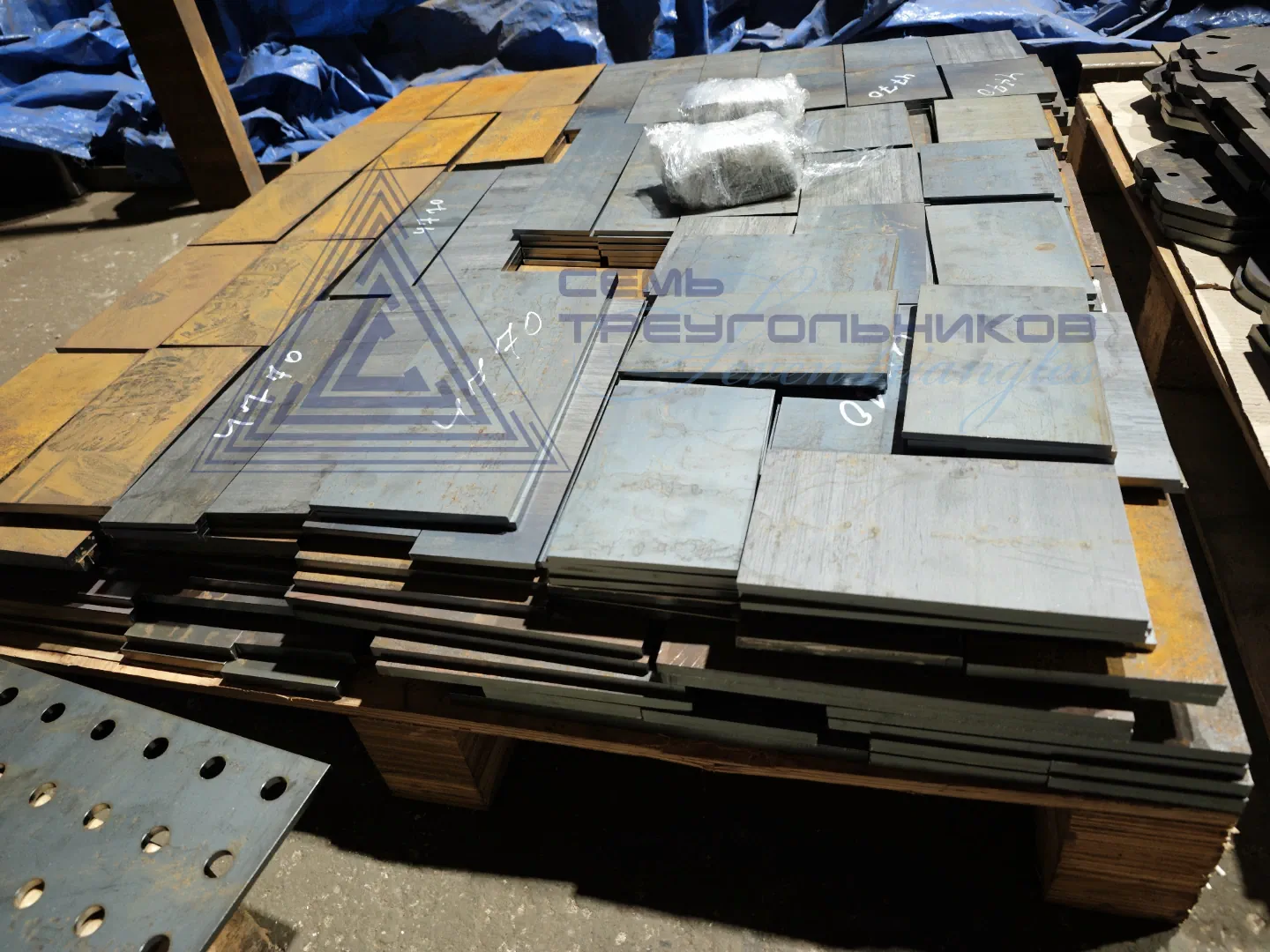 Детали из горячекатанной конструкционной стали, выполненные лазерной резкой